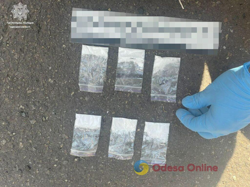 В Одесі затримали порушника ПДР, у якого знайшли наркотики