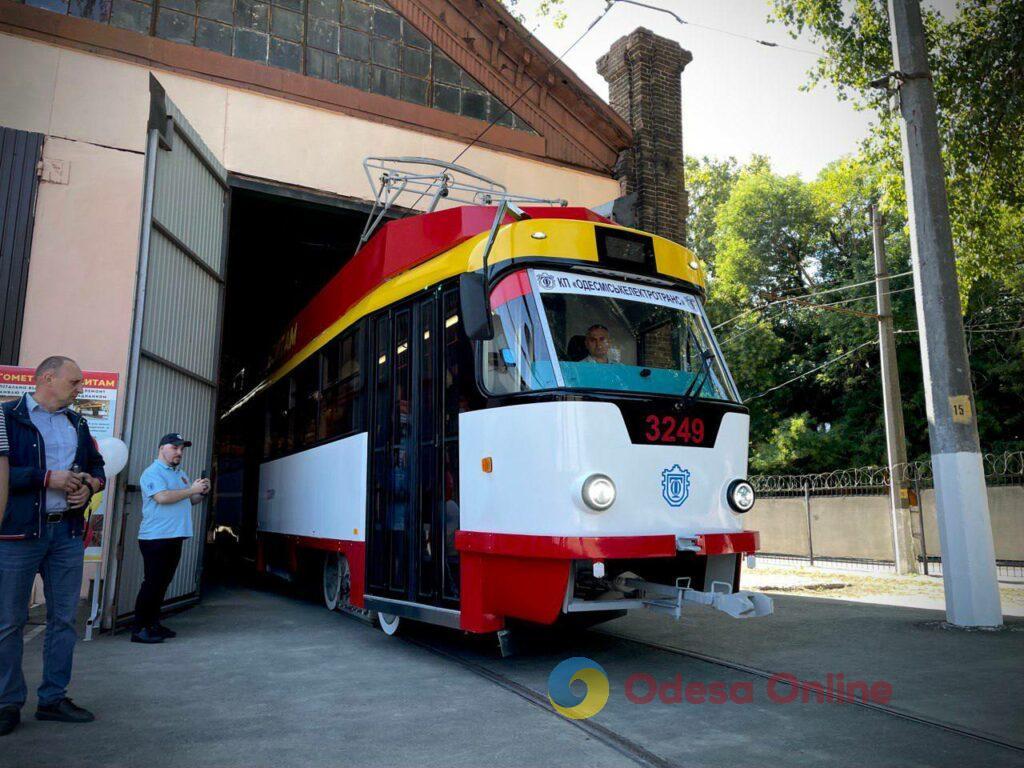 В Одесі на трамвайний маршрут №7 вийде вагон із сучасною системою кондиціювання повітря