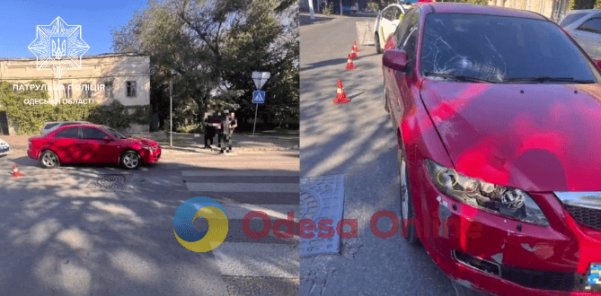 В Одессе на пешеходном переходе легковушка сбила женщину