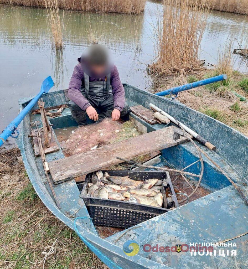 На Одещині браконьєр наловив риби на 290 тис. гривень