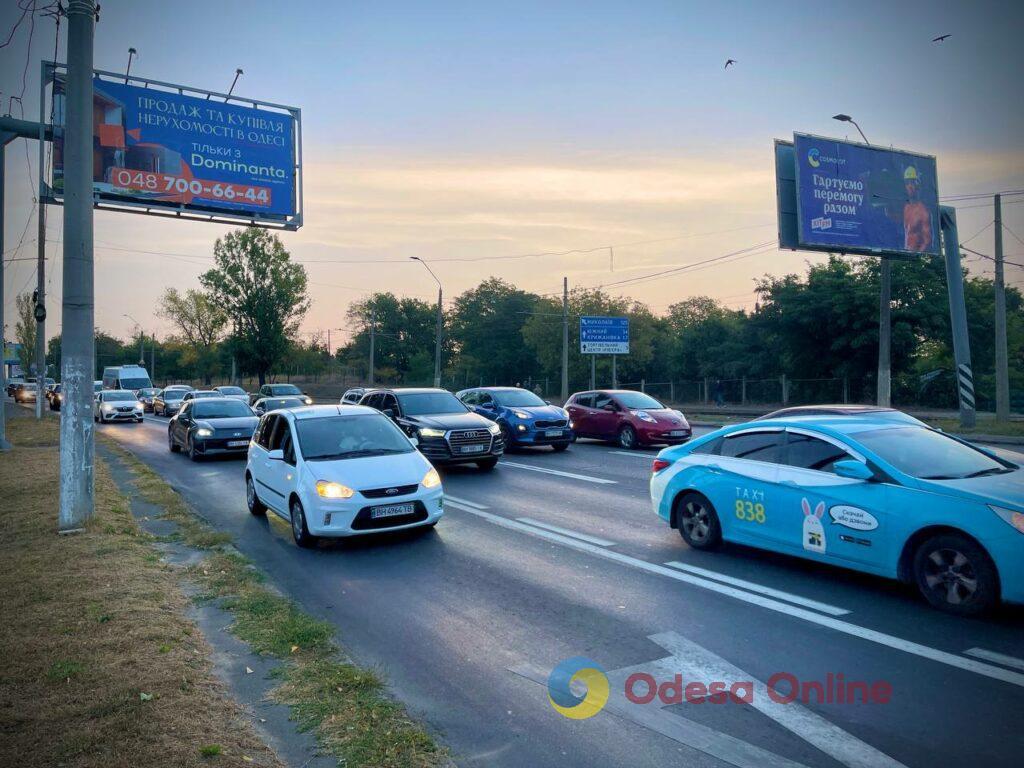 В Одессе ввели новую схему организации дорожного движения на Николаевской дороге