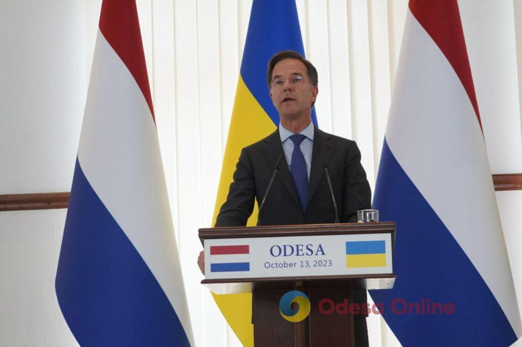 В Одессе Зеленский встретился с премьер-министром Нидерландов (фото, видео)