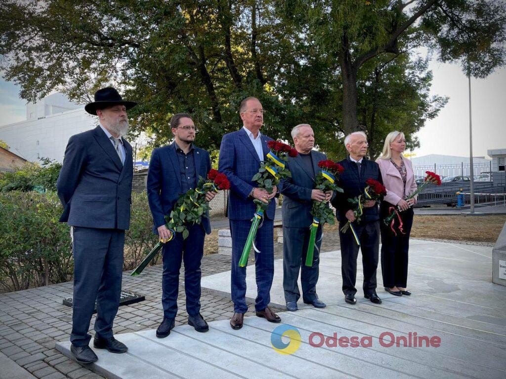 В Одессе возложили цветы к месту массовой казни евреев в годы Второй Мировой войны