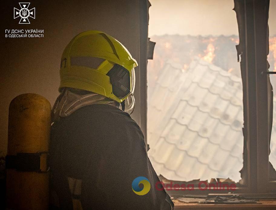 На Одещині під час пожежі у будівлі загинув чоловік