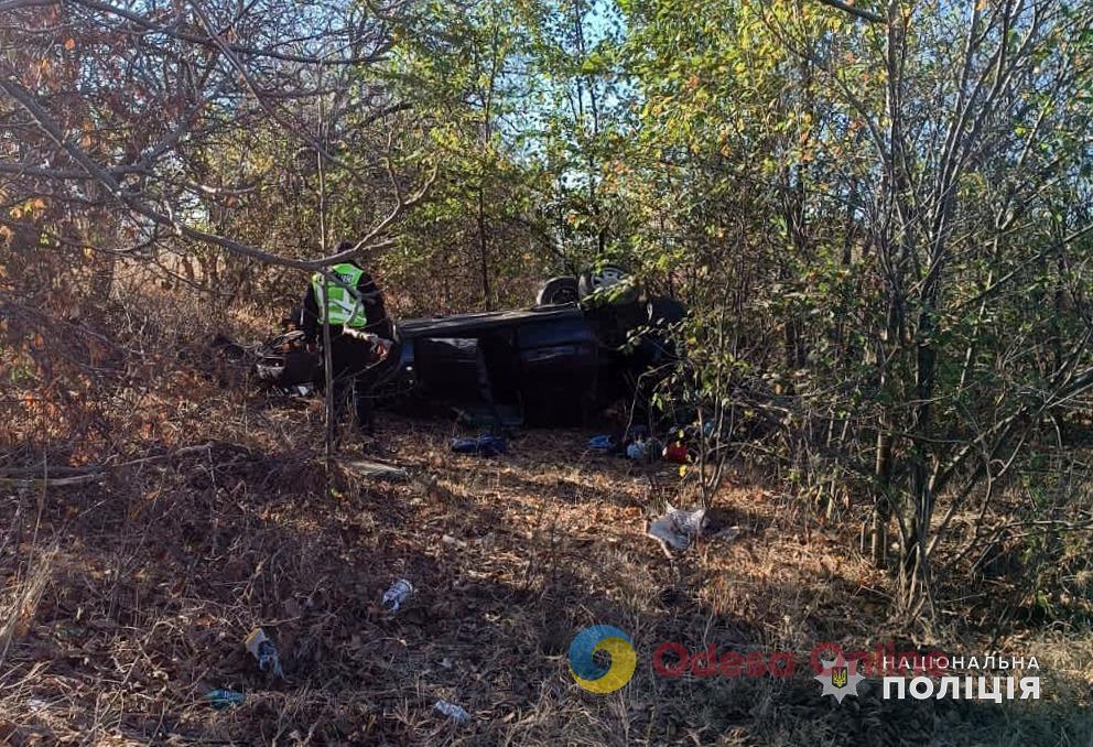 На Одещині водійка Audi не впоралась з керуванням та злетіла в кювет: постраждала 4-річна дитина