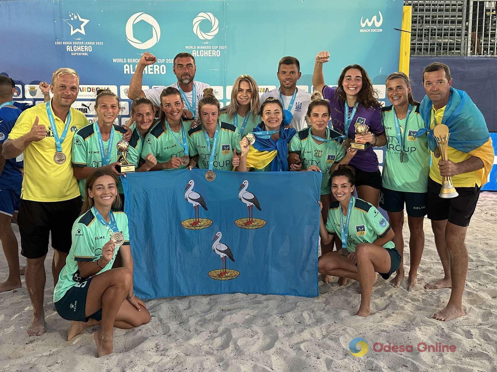 Жіноча команда «Мрія-2006» з Одещини – клубний чемпіон світу з пляжного футболу