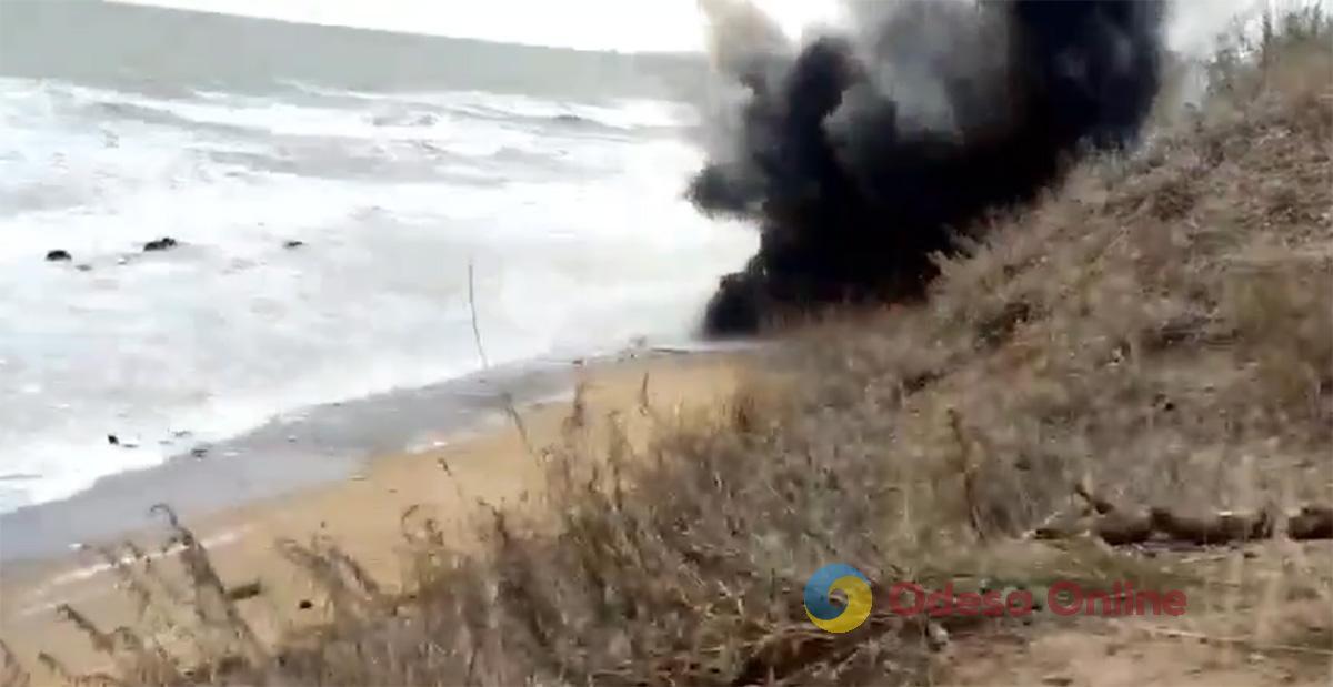 У берегов Одесской области подорвали противокорабельную мину