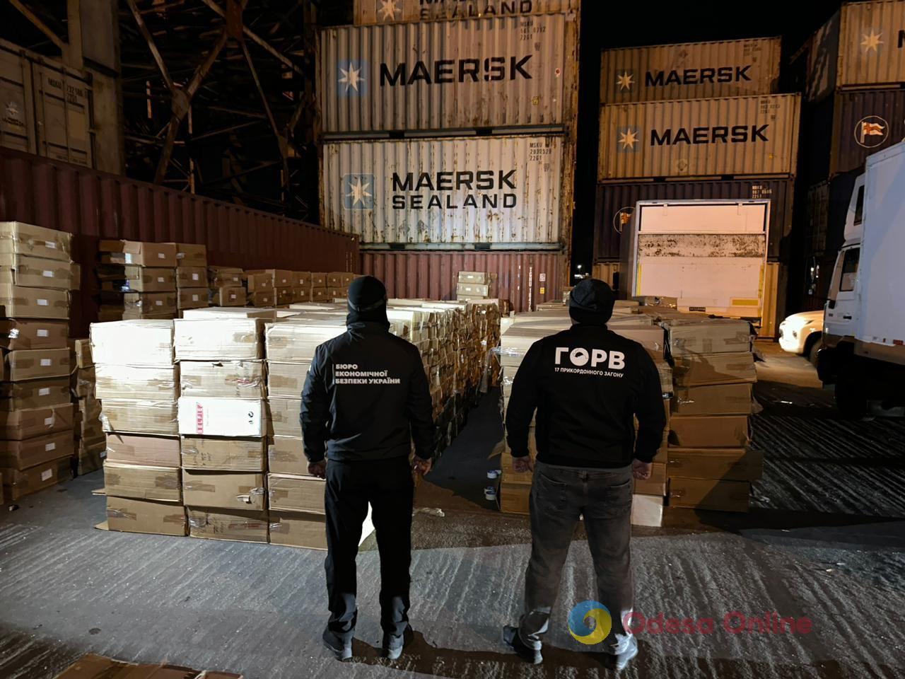 В порту Рені вилучили контрабандних цигарок на 32 мільйони