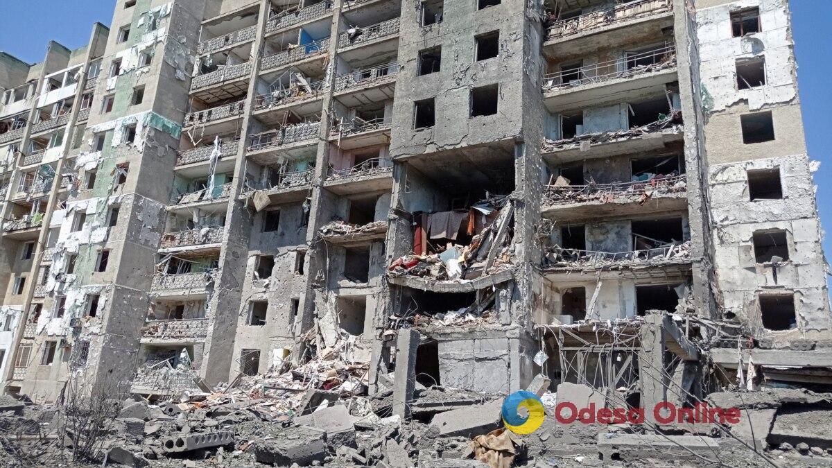 На Одещині оголосили новий тендер на ремонт зруйнованої дев’ятиповерхівки у Сергіївці