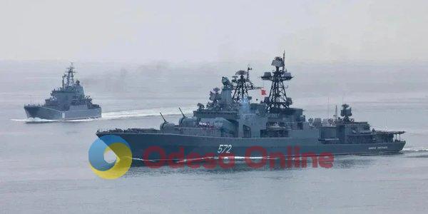 В Черном море на дежурстве находятся четыре корабля РФ