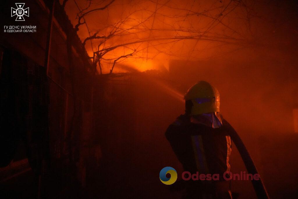 Под Одессой сгорел жилой дом