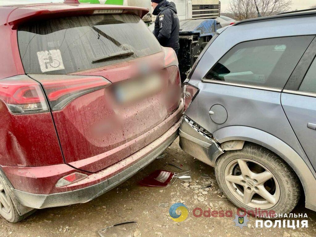 На трассе Одесса-Рени в ДТП попали семь автомобилей (фото)