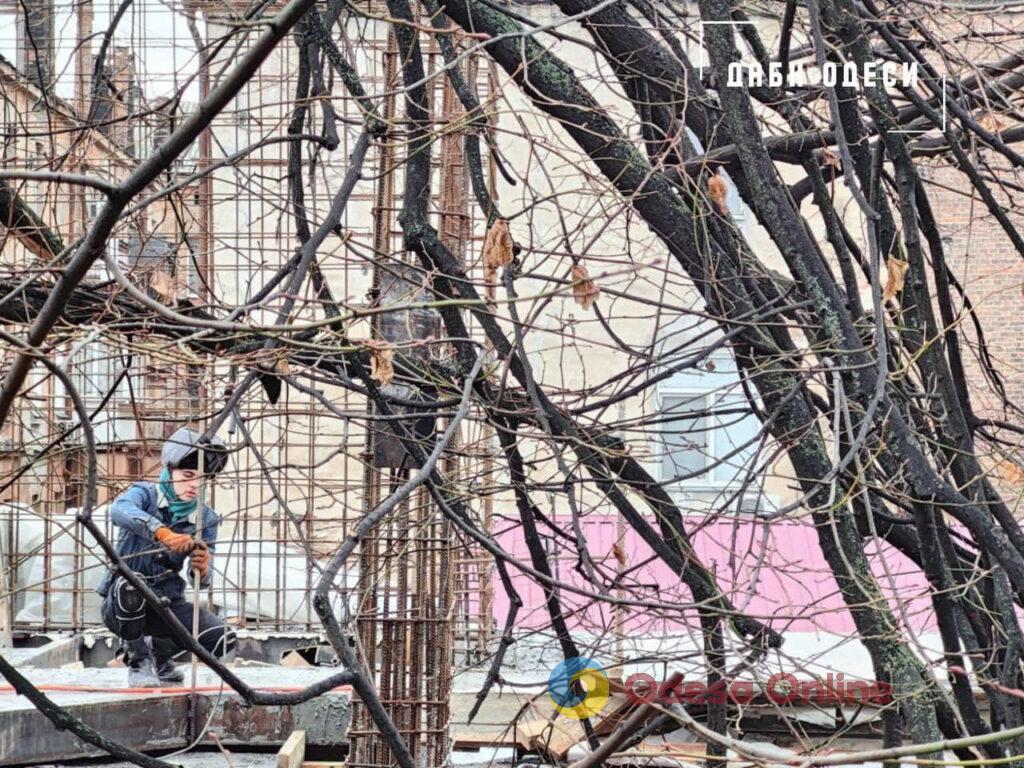 В Одесі на вулиці Ольгіївській зупинили незаконне будівництво (фото)