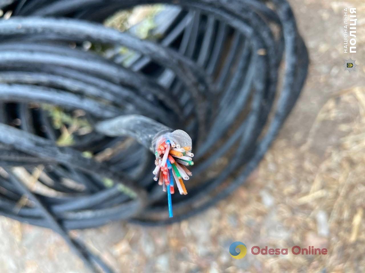 В Одесі чоловік викрав 490 метрів кабелю з під’їздів житлових будинків
