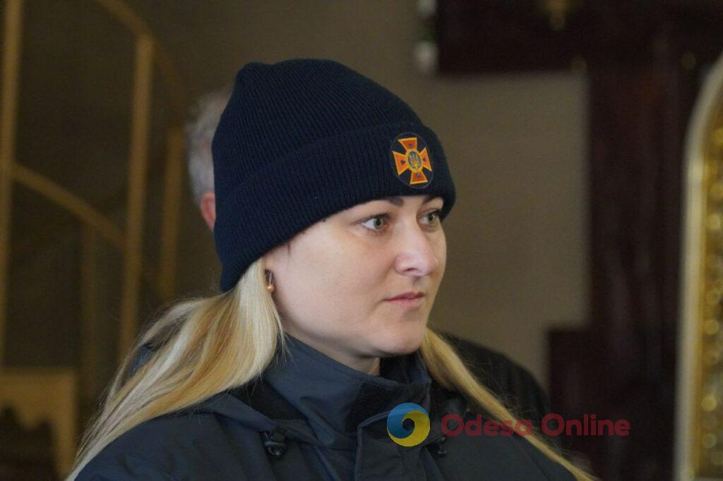 Одеські рятувальники перевірили пожежну безпеку в Кафедральному соборі Різдва Христового