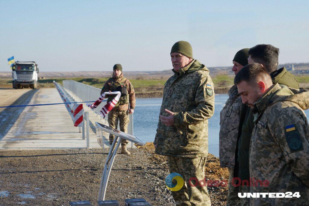 В Николаевской области восстановили еще один мост, поврежденный в результате подрыва плотины Каховской ГЭС