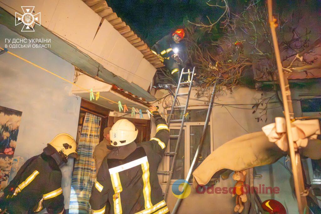 В Одесі гасили приватний будинок