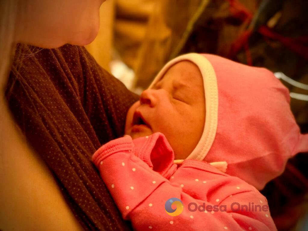 В новом году первой в Одессе родилась девочка
