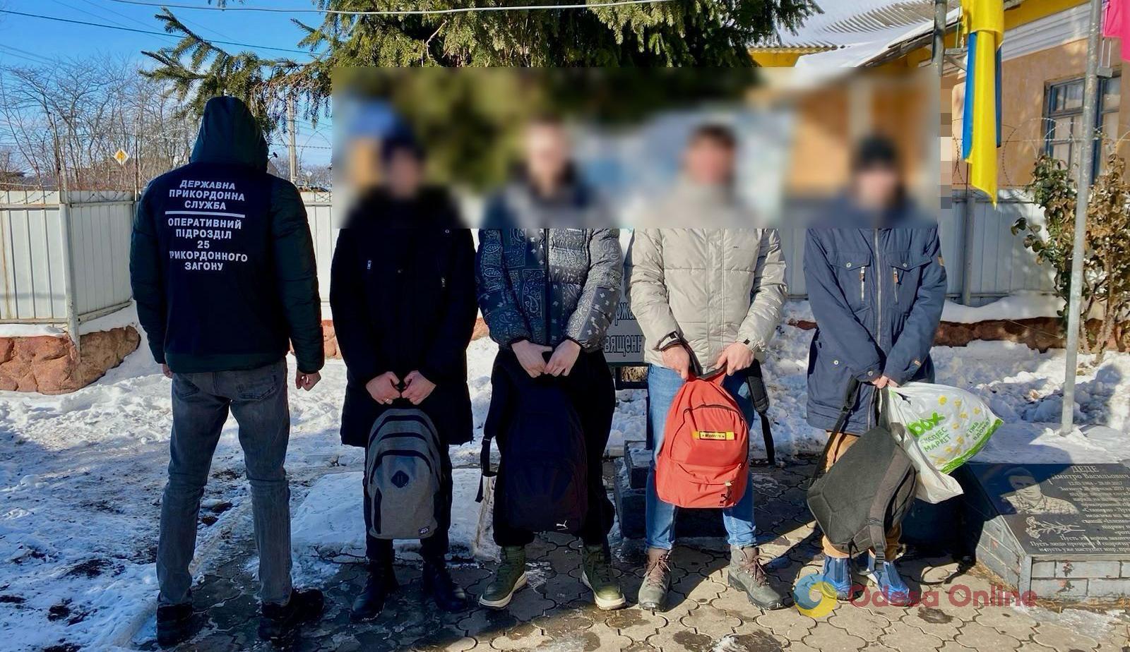 На Одещині прикордонники затримали чотирьох втікачів від призову
