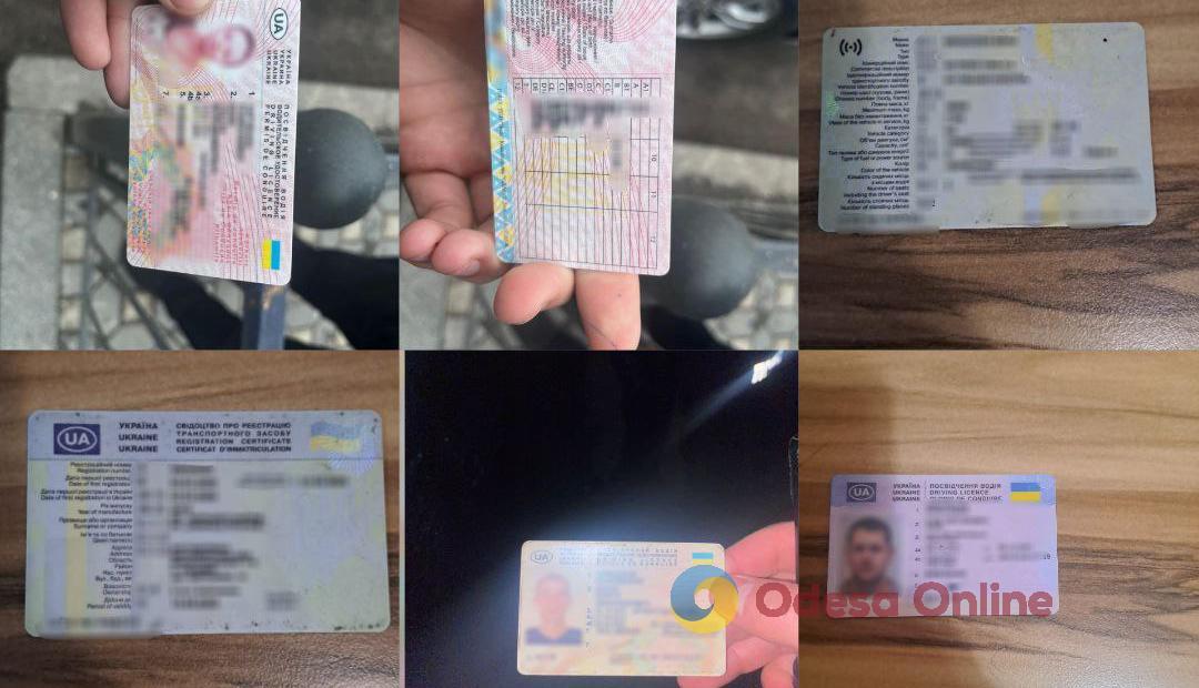Жители Одесской области часто попадаются с поддельными водительскими документами