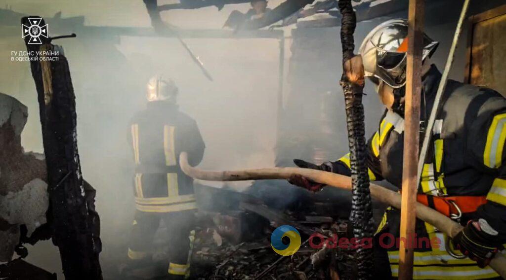 В Одесской области тушили пожар: женщина в больнице