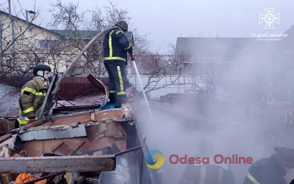 Херсон під обстрілами: за ніч сталося дві пожежі