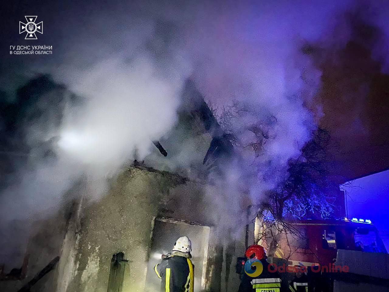 Ночной пожар в Измаиле унес жизнь мужчины
