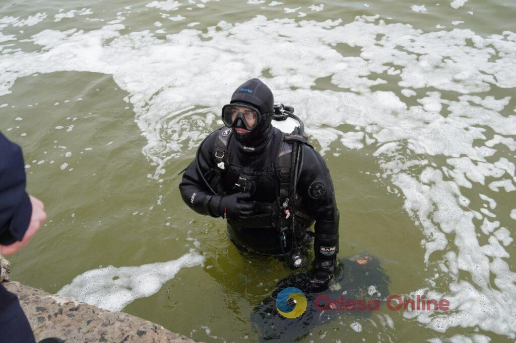 Водолази з Кропивницького, Вінниці та Одеси вирішили взимку попірнати в одеське море (фоторепортаж)