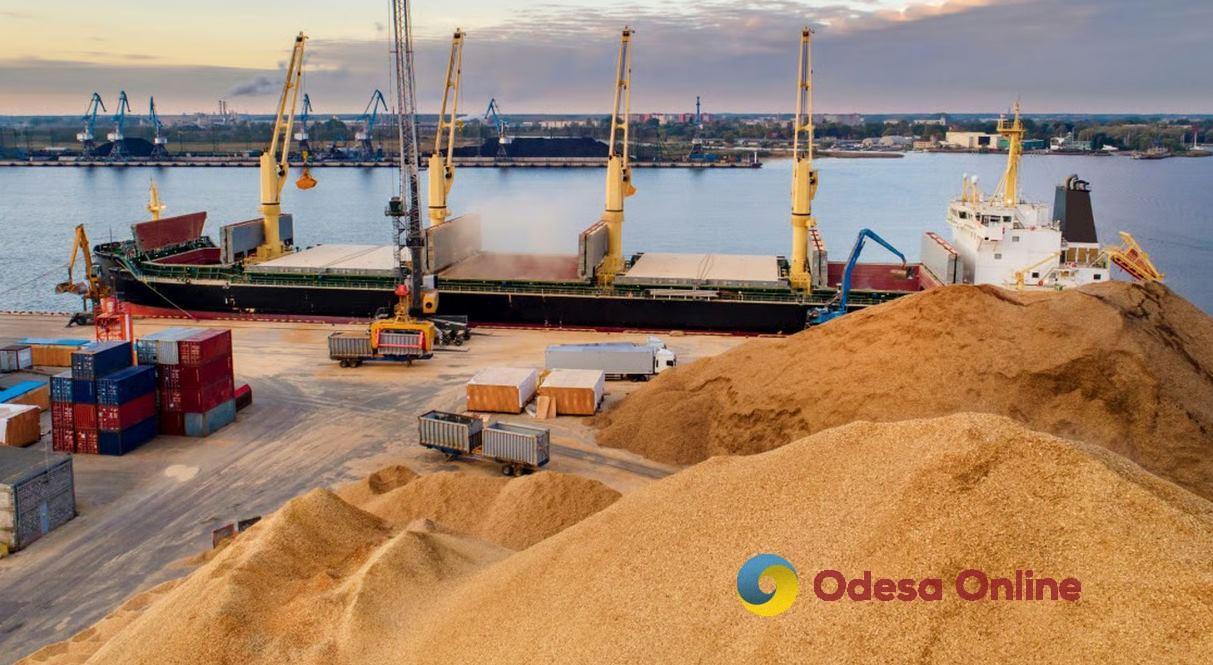 Через порти Одещини у лютому експортували рекордний обсяг вантажів