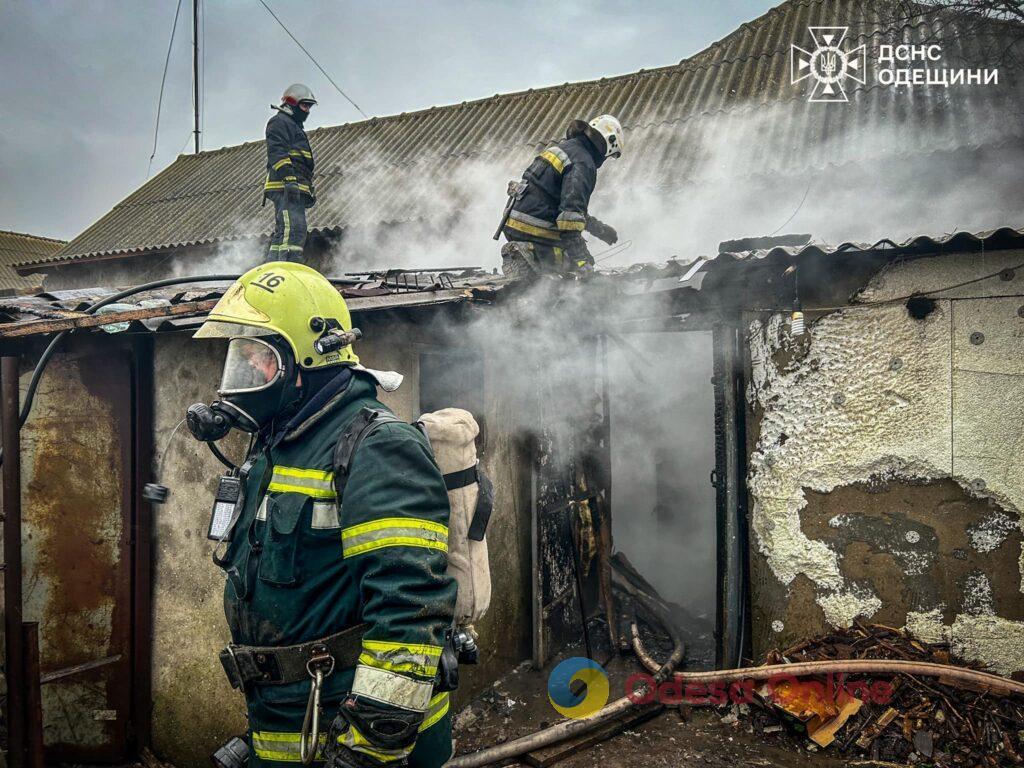 В Одесской области произошел пожар в котельной жилого частного дома