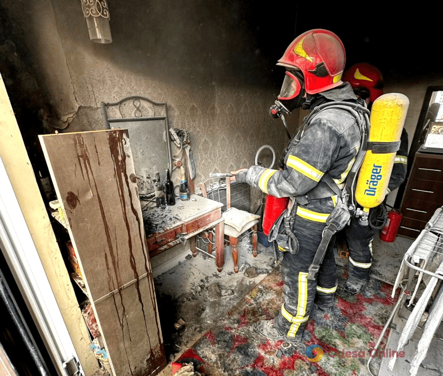 В Одессе произошел пожар в квартире многоэтажки