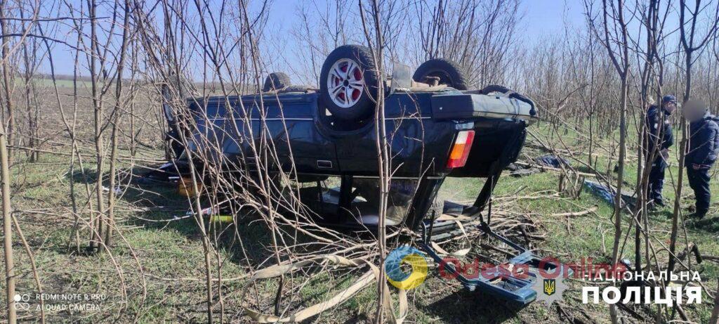 На Одещині п’яний водій перекинув авто