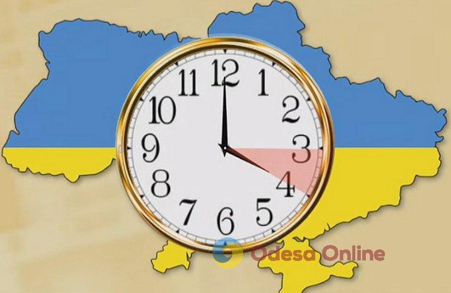 Уночі 31 березня Україна перейде на літній час