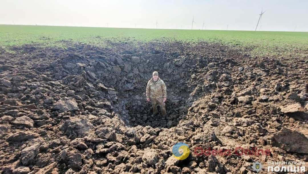 В Николаевской области часть «шахеда» застряла в винте ветряной мельницы (фото, видео)