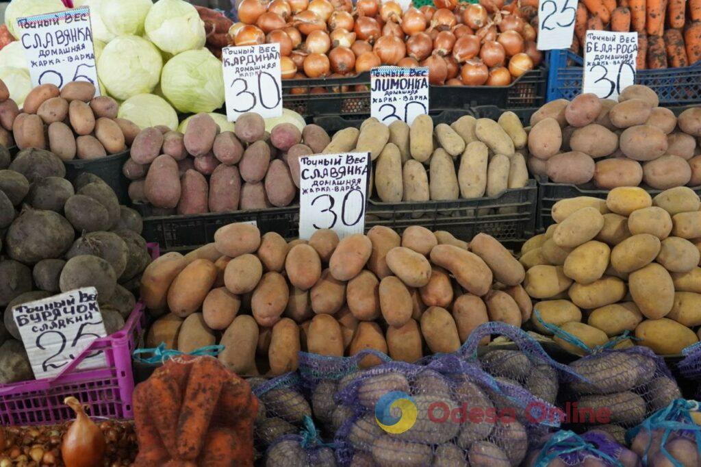 «Синие», брынза и грибы: субботние цены на одесском Привозе