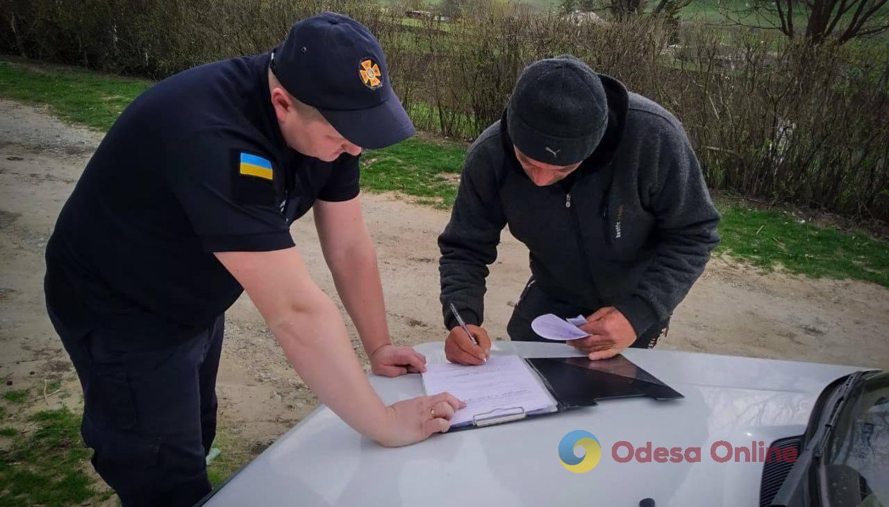 В Одесской области оштрафовали поджигателя сухостоя