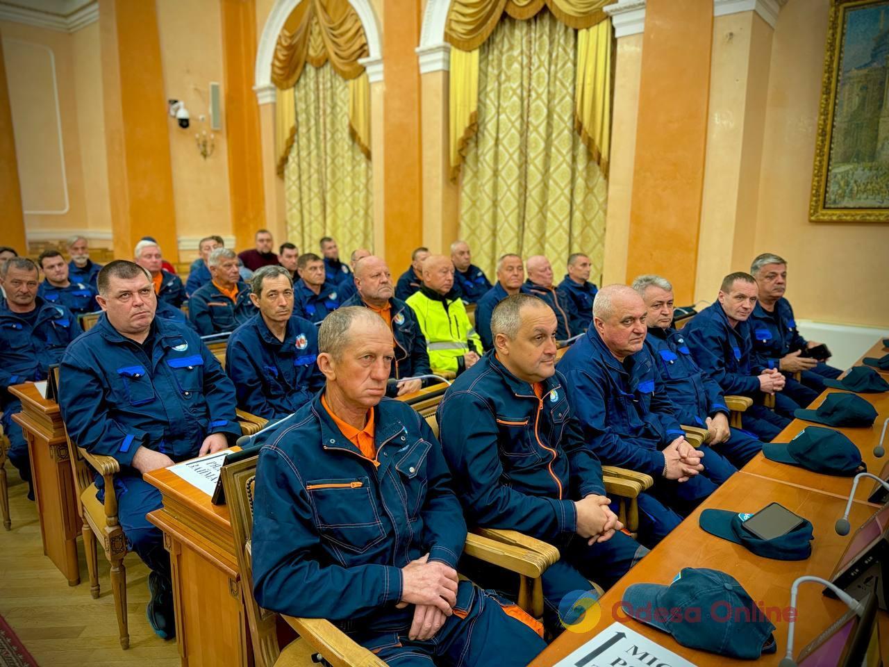 Одесские спасатели получили почетные награды