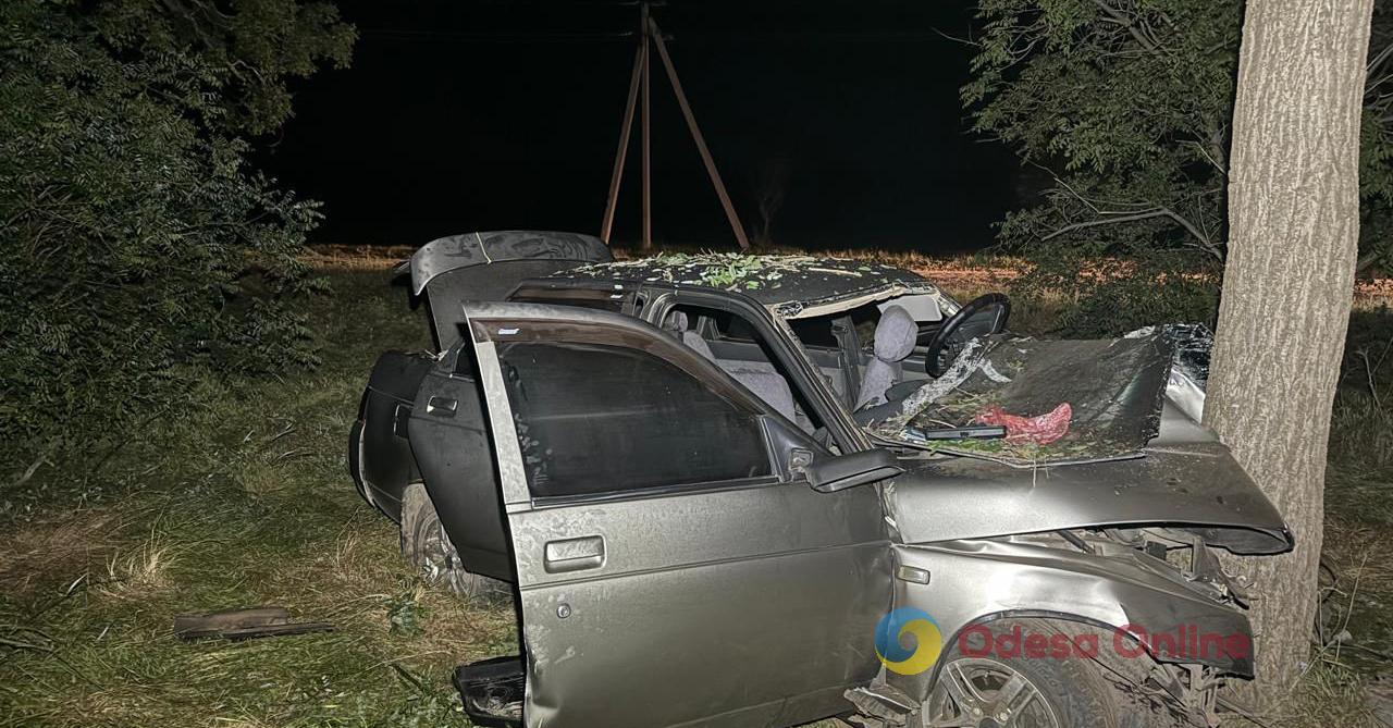В Измаильском районе лихач на «Жигулях» въехал в дерево и травмировал двух подростков