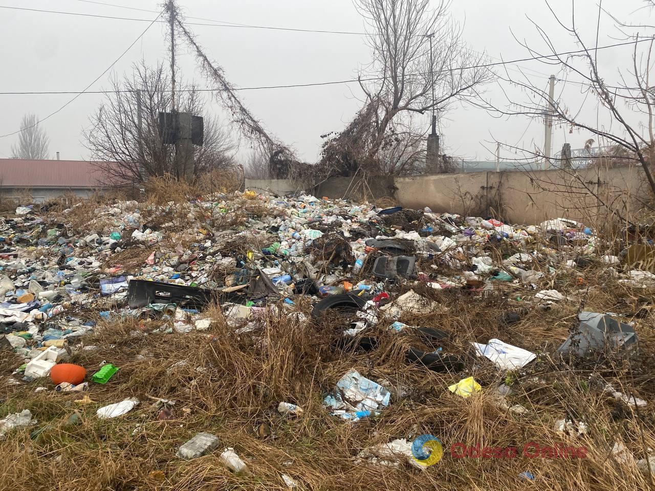 В Пересыпском районе Одессы ликвидировали незаконную свалку (фото)