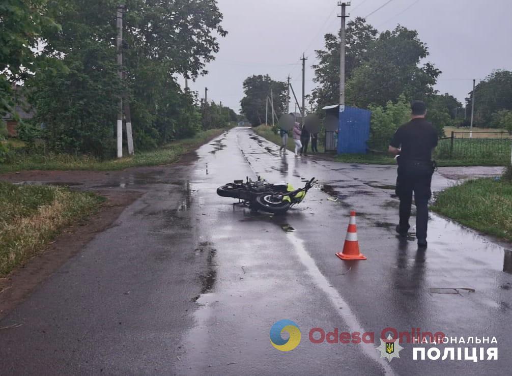 В Одесской области мотоциклист нарушил ПДД и попал в реанимацию