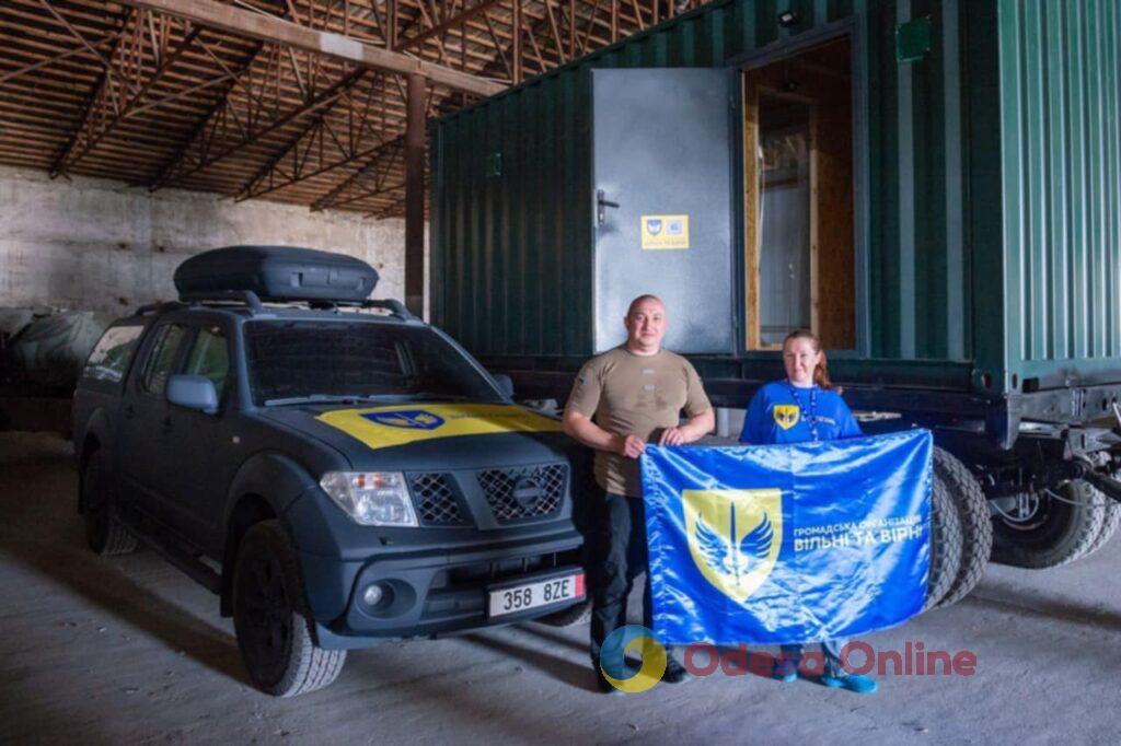 Волонтери “Вільні та Вірні” передали допомогу батальйону “Вовки Да Вінчі” та бійцям 59 ОМПБр