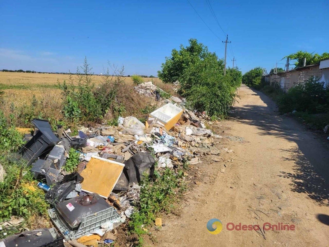 Одеса: на Таїрова ліквідували несанкціоноване сміттєзвалище