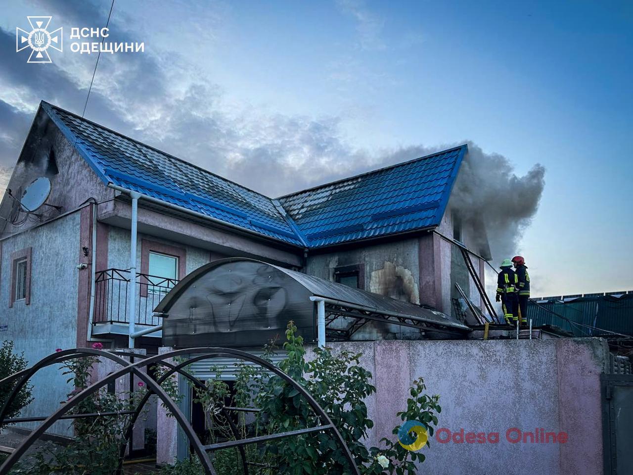 В Измаиле во время пожара серьезно пострадал мужчина