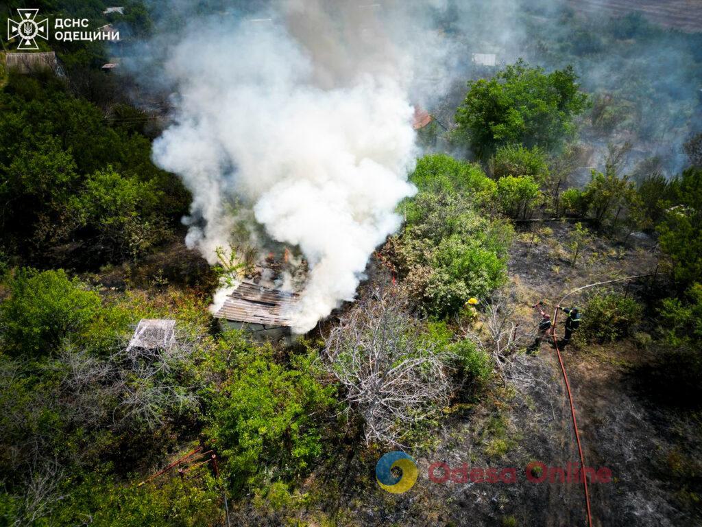 На Одещині сталася масштабна пожежа
