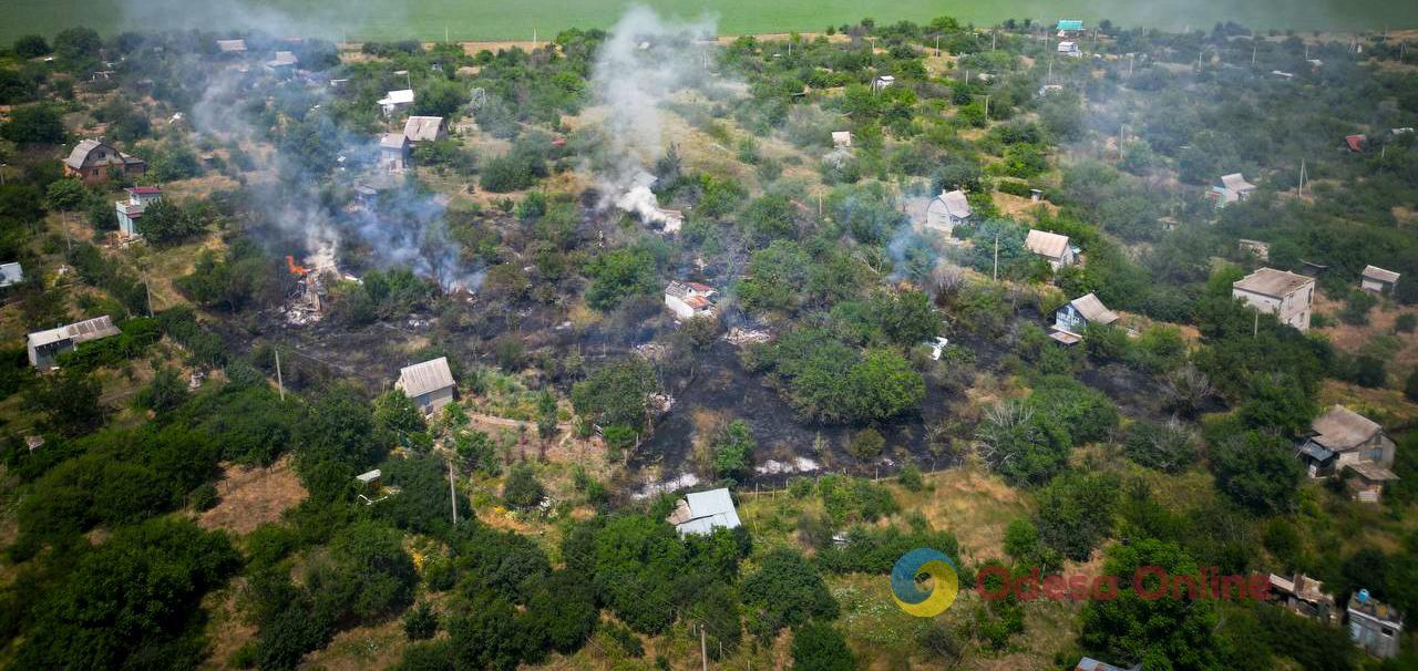 На Одещині сталася масштабна пожежа