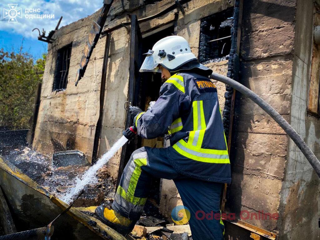 В Одесской области произошел масштабный пожар