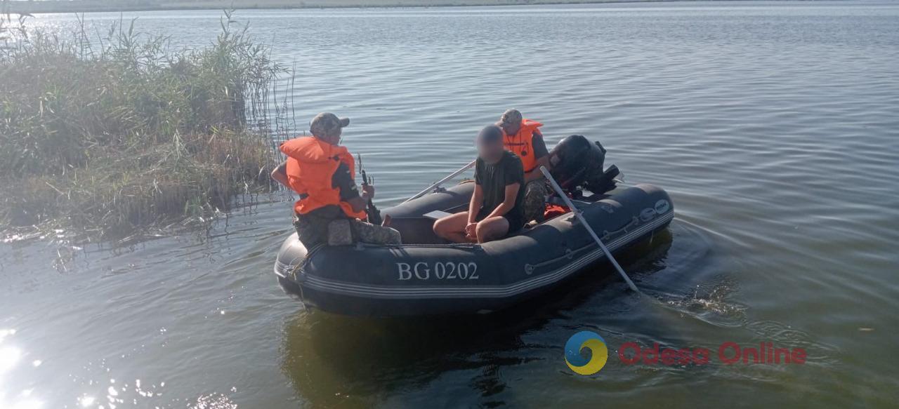 На Одещині на кордоні з Молдовою виловили втікача у Кучурганському водосховищі