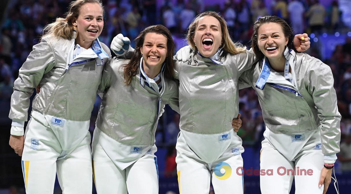 Одесские фехтовальщицы завоевали золото Олимпийских Игр в Париже