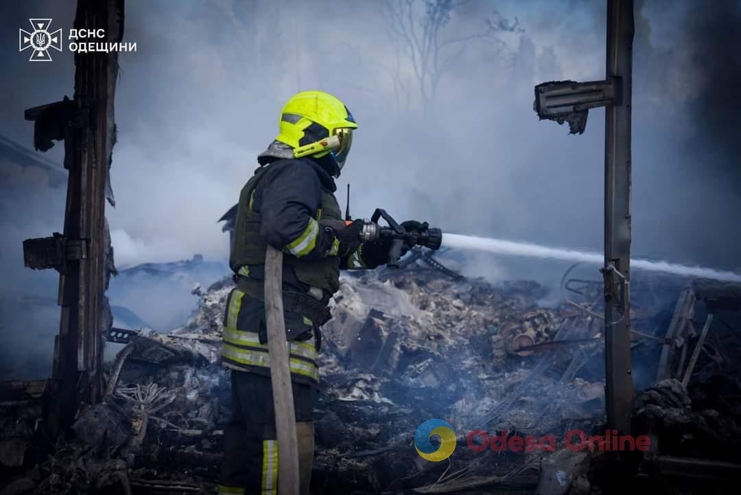 В ГСЧС показали последствия российской атаки на Одесскую область (фото)