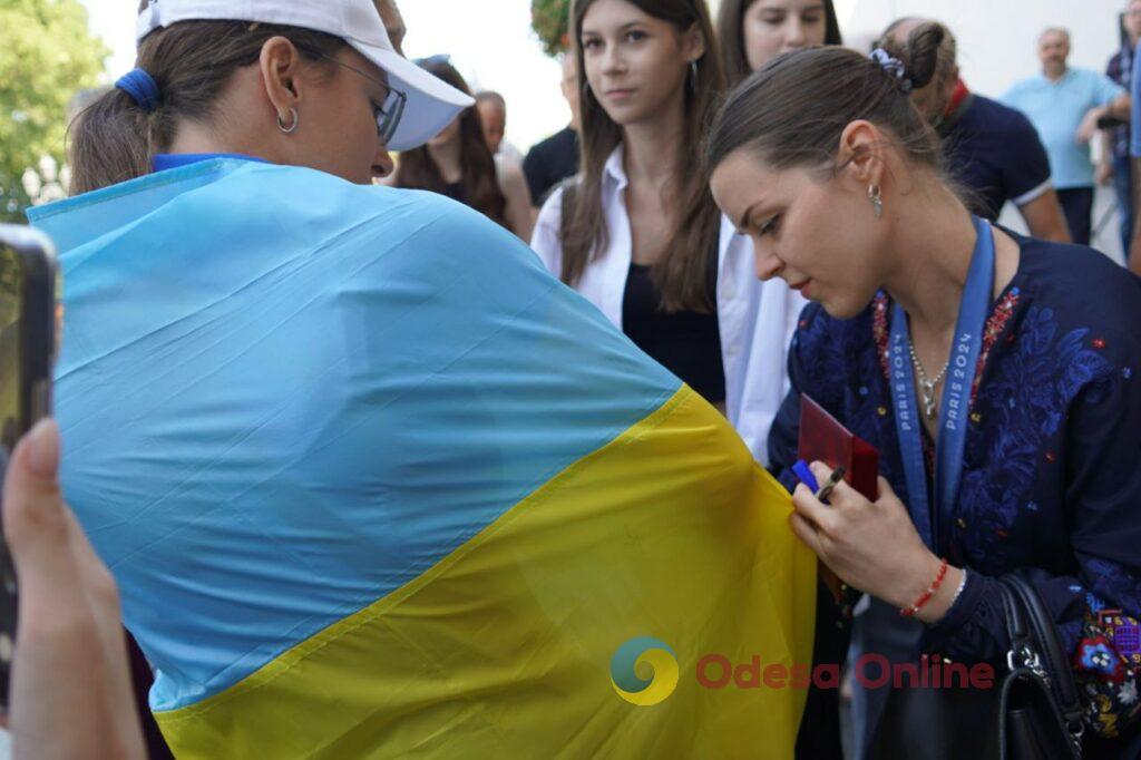 Победу посвящаю своему сыну и нашим защитникам: в Одессе встретили олимпийских чемпионок